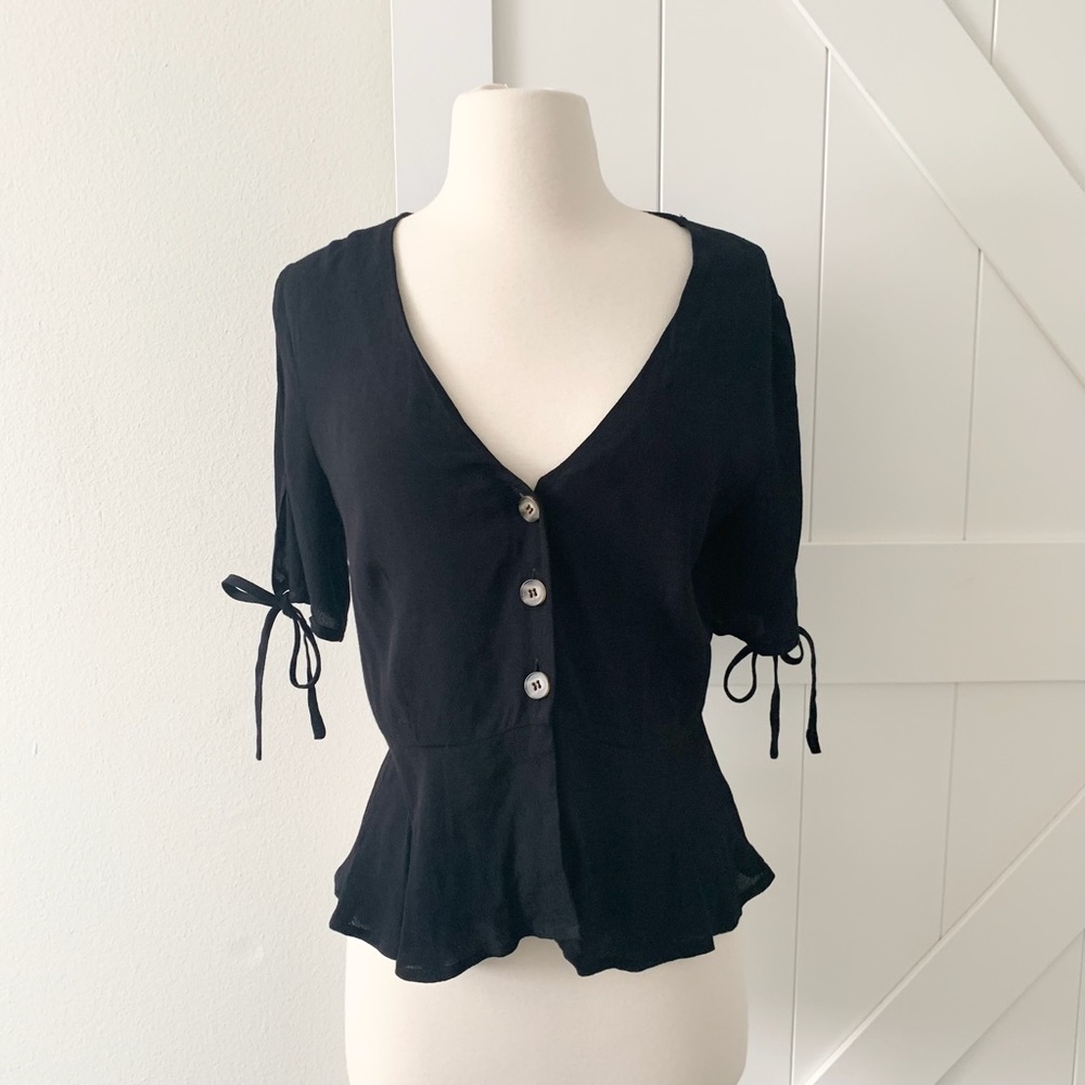 Re:named black blouse